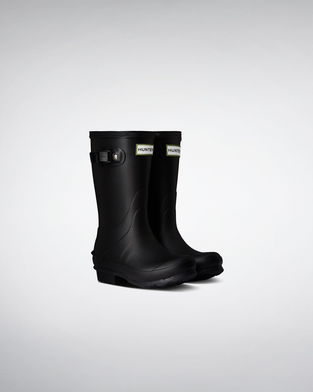 Hunter Norris Rain Boots - Clearance Sale Kids Black - SOHZLW124